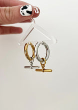 Load image into Gallery viewer, Kit T-Bar Hoop Gold & Silver