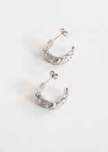 Load image into Gallery viewer, Mal Molton Hoops Silver