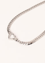 Load image into Gallery viewer, Loe Heart Chain Necklace Silver