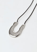 Load image into Gallery viewer, Uma U Necklace Silver