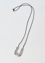 Load image into Gallery viewer, Uma U Necklace Silver