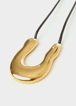 Load image into Gallery viewer, Uma U Necklace Gold