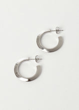 Load image into Gallery viewer, Pia Hoop Silver Small