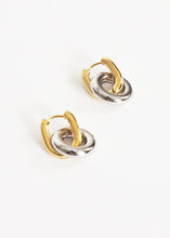 Load image into Gallery viewer, Kaz Hoops Gold and Silver