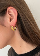 Load image into Gallery viewer, Noa Chunky Pearl & CZ Hoop