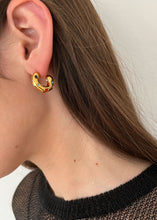 Load image into Gallery viewer, Noa Chunky Rainbow Hoop Gold