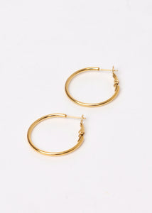 Leo Hoop Gold Small