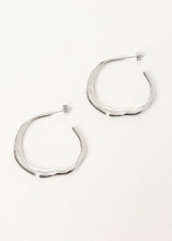 Load image into Gallery viewer, Fara Hoop Silver

