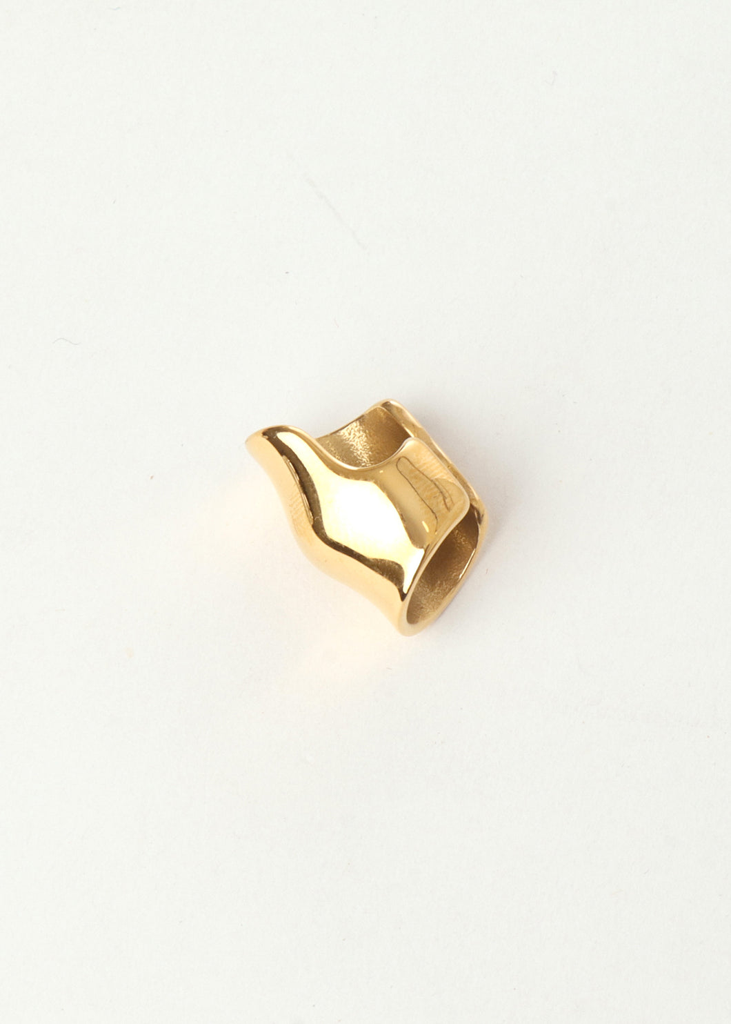 Pip Wide Ear Cuff Gold