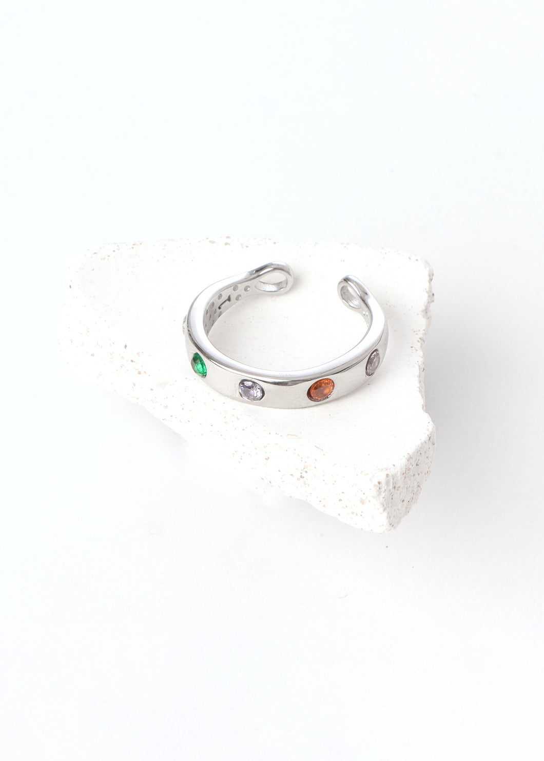 Air Rainbow Ring Silver