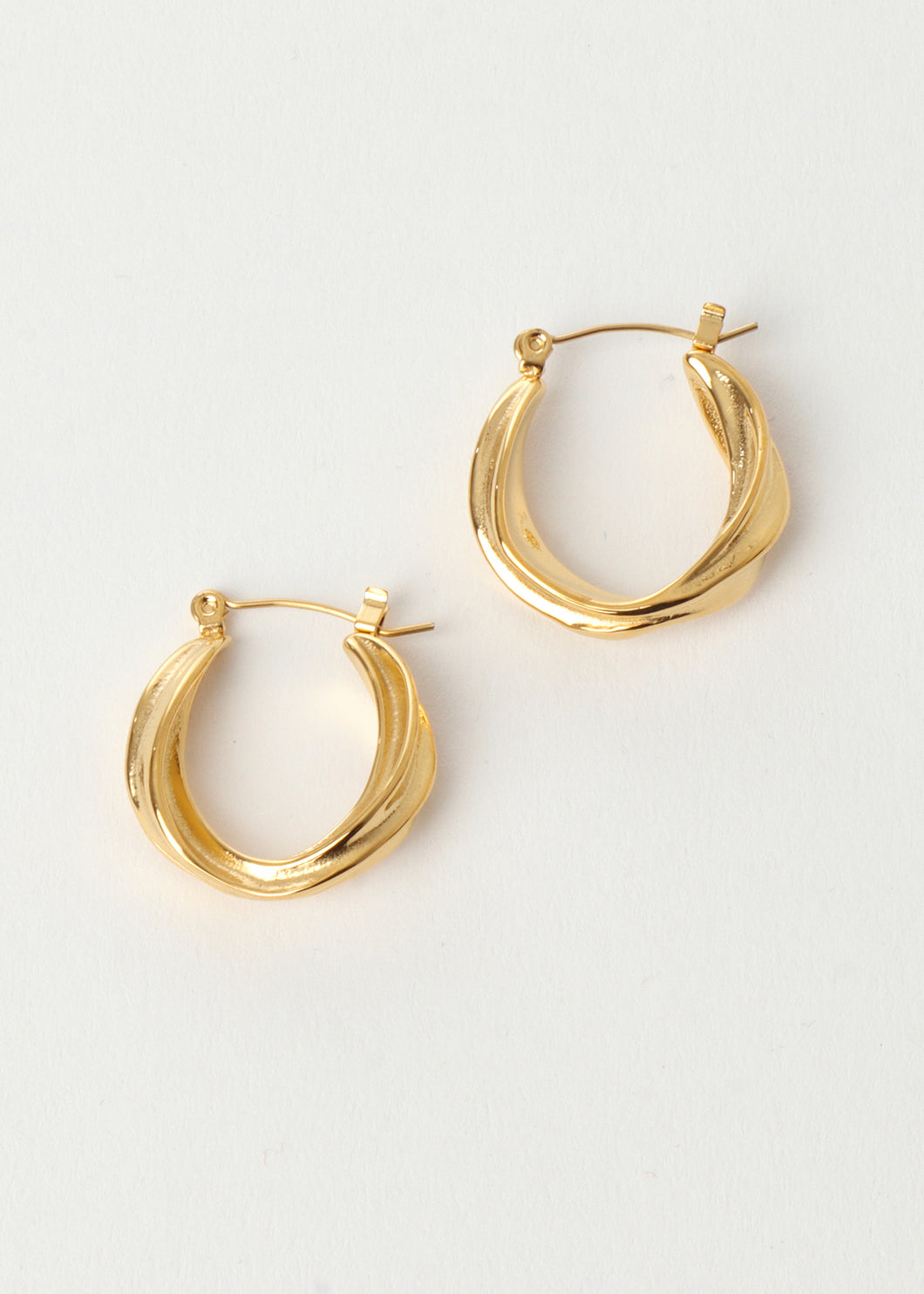 Rex Twist Hoop Gold