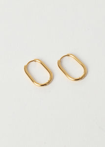 Row Hoop Gold Small