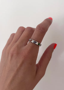 Air Rainbow Ring Silver