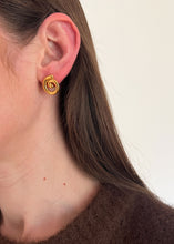 Load image into Gallery viewer, Sia Swirl Stud Earrings Gold

