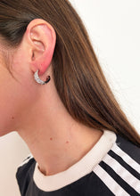 Load image into Gallery viewer, Mal Molton Hoops Silver
