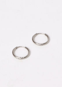 Syd 13mm Hoop Silver