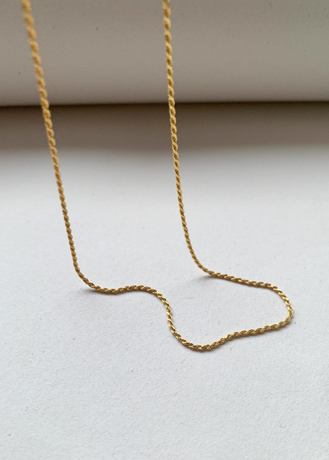 Ivy Rope Necklace Gold