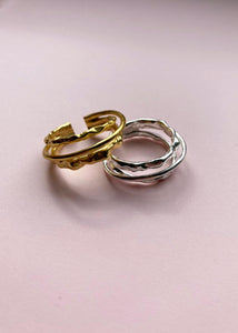 Obi Entwined Ring Gold